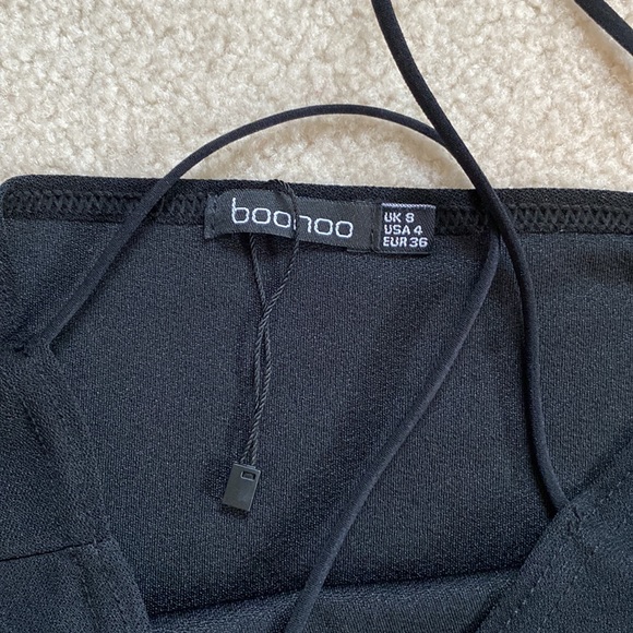 Boohoo Black Slip Dress - Picture 2 of 3